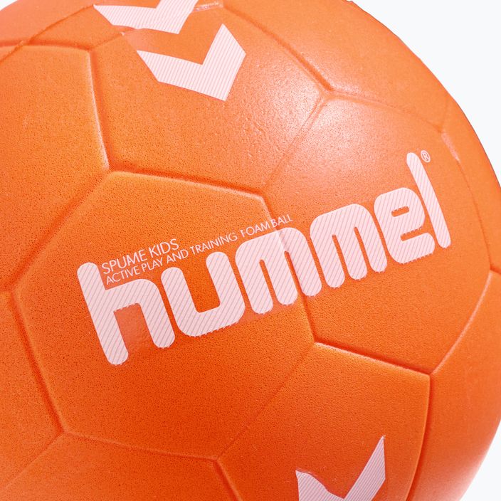 Hummel Spume Kinder Handball orange/weiß Größe 0 3