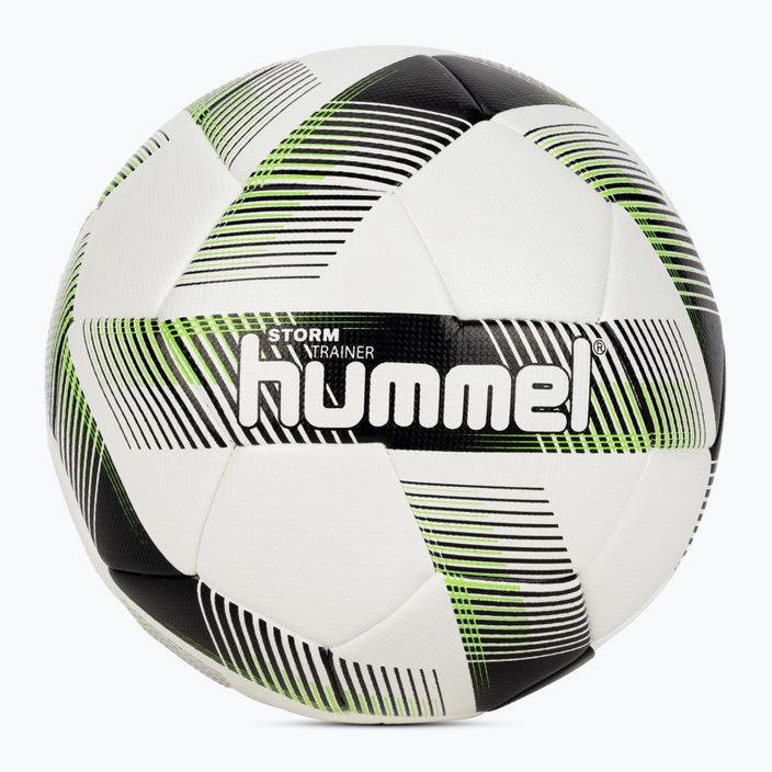 Hummel Storm Trainer FB Fußball weiß/schwarz/grün Größe 4