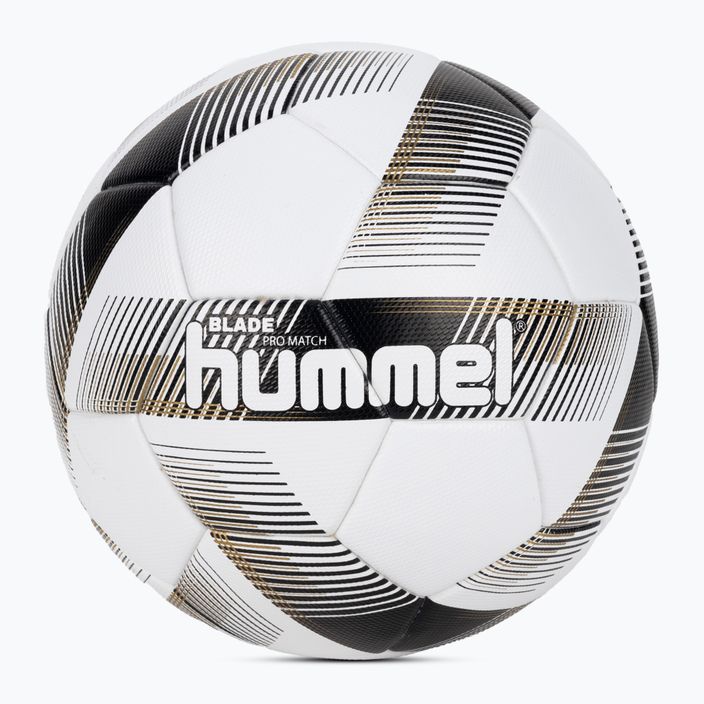 Hummel Blade Pro Match FB Fußball weiß/schwarz/Gold Größe 5
