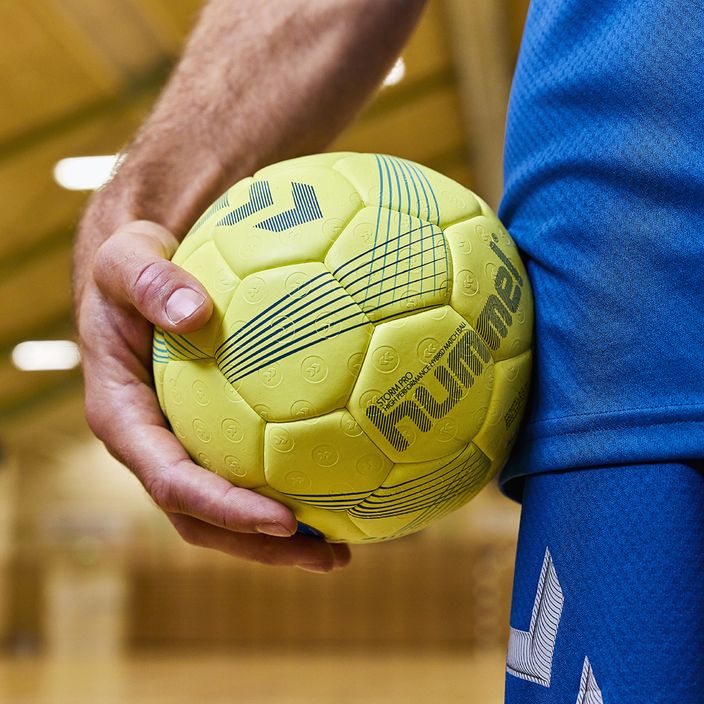 Hummel Strom Pro HB Handball gelb/blau/marine Größe 2 5