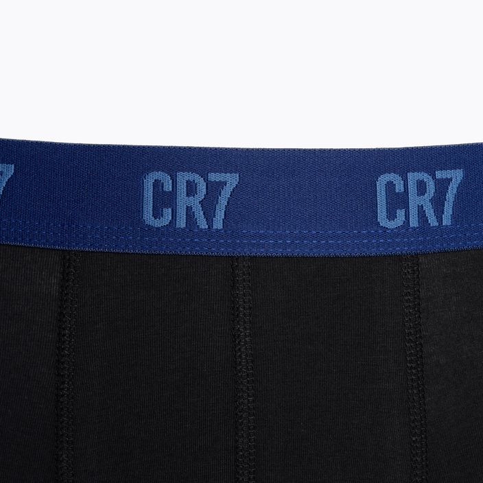 Men's CR7 Basic Trunk Boxershorts 3 Paar schwarz/blau 4