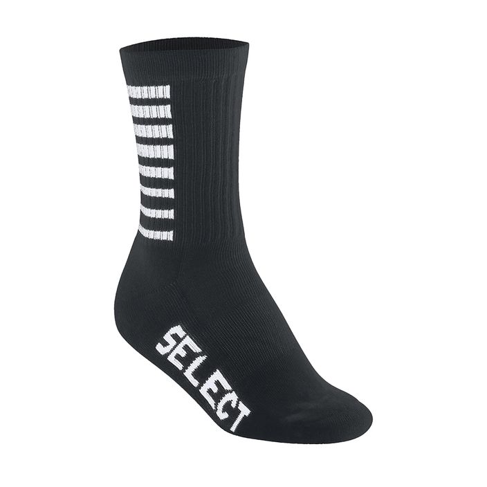 SELECT Gestreifte Socken schwarz 2