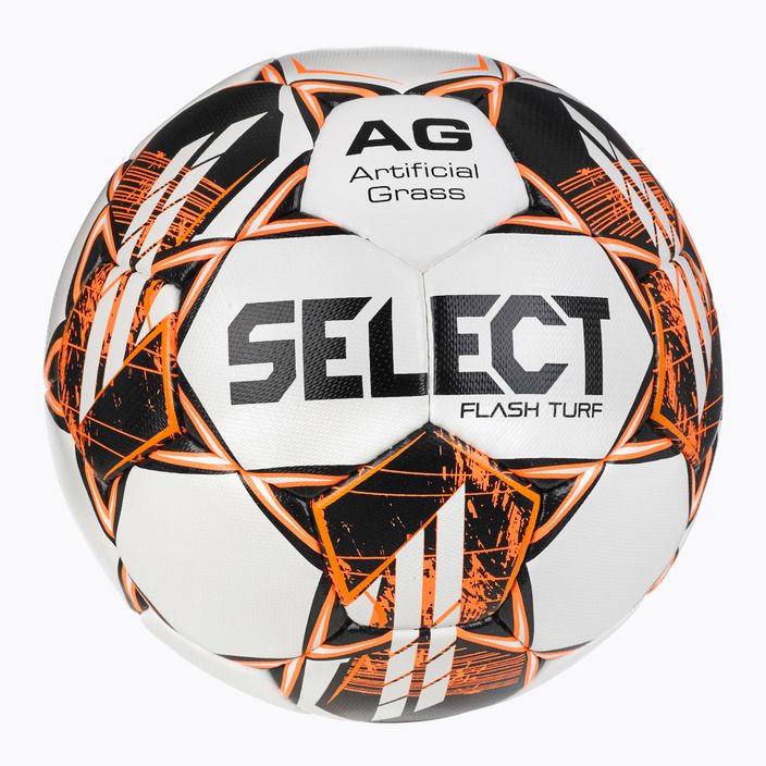 SELECT Flash Turf Fußball v23 weiß/orange 110047 Größe 4