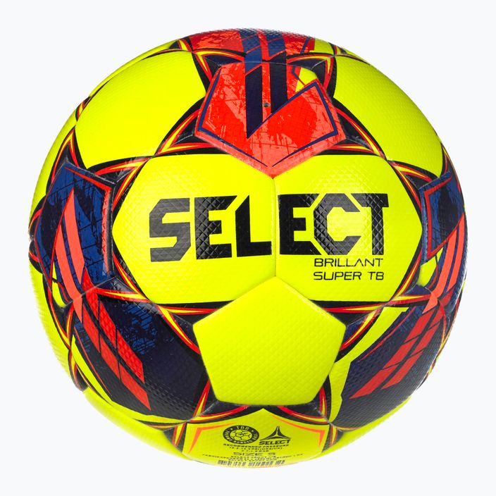 SELECT Brillant Super TB FIFA v23 gelb/rot 100025 Größe 5 Fußball 2