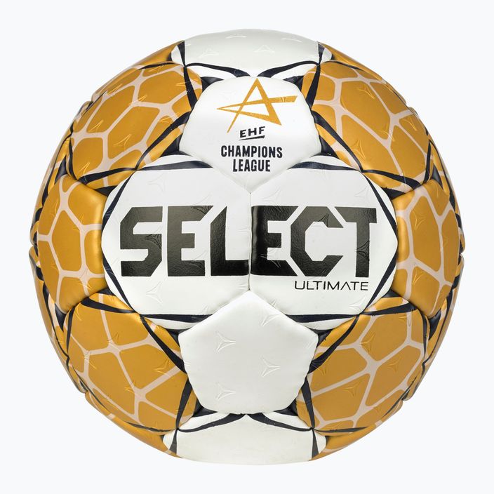 SELECT Ultimate LM v23 EHF Official weiß/gold Handball Größe 3