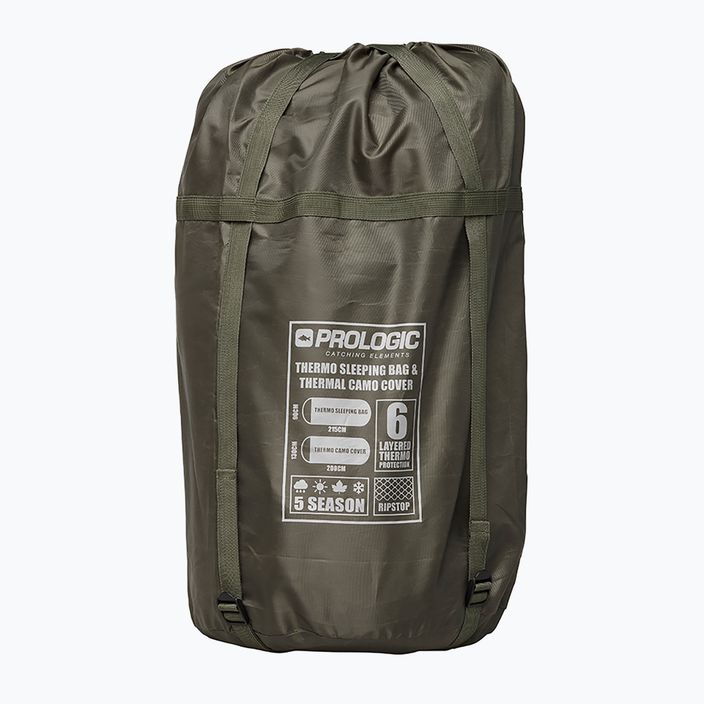 Prologic Element Comfort S/Bag & Thermal Camo Cover 5 Season grün PLB041 Schlafsack 6