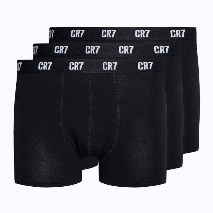 Men's CR7 Basic Trunk Boxershorts 5 Paar schwarz