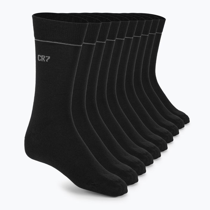 Herren CR7 Socken 10 Paar schwarz