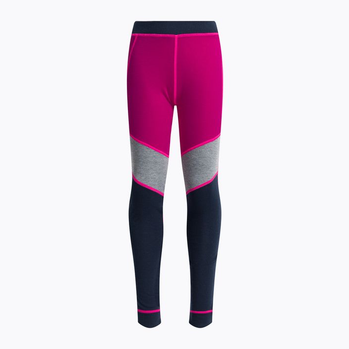 Damen Thermounterwäsche Color Kids Ski Underwear Colorblock rosa-schwarz 74777.5885 5