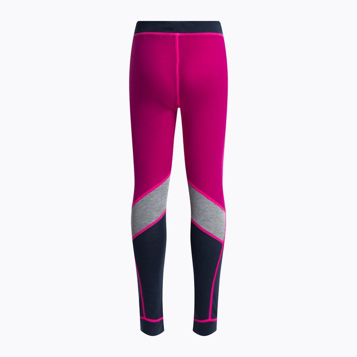 Damen Thermounterwäsche Color Kids Ski Underwear Colorblock rosa-schwarz 74777.5885 6