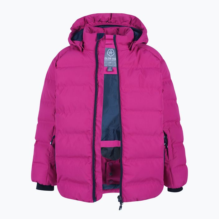 Skijacke Kinder Color Kids Ski Jacket Quilted AF 1. rosa 74694 2