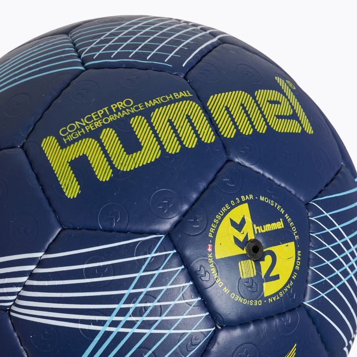 Hummel Concept Pro HB Handball marine/gelb Größe 2 3