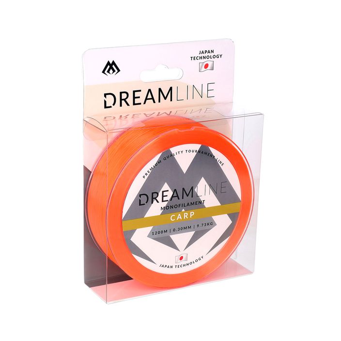 Mikado Dreamline Carp Fluo Karpfenangelschnur orange ZDL100-1200-030 2