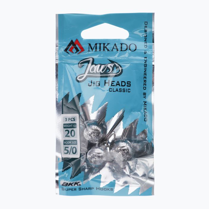 Mikado Jaws Classic Jig-Kopf 10g 3St. schwarz OMGJC-10