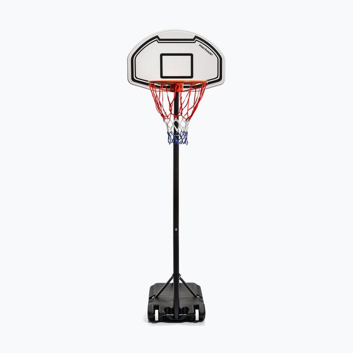 Tragbarer Basketballkorb Meteor Boston 18 schwarz und weiß 20084