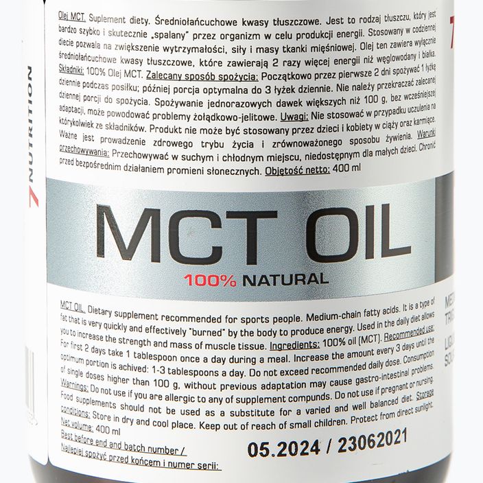 MCT-Öl 7Nutrition Fettsäuren 400ml 7Nu000370 3