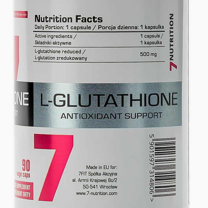 L-Glutathion 7Nutrition Antioxidans 90 Kapseln 7Nu000466 3