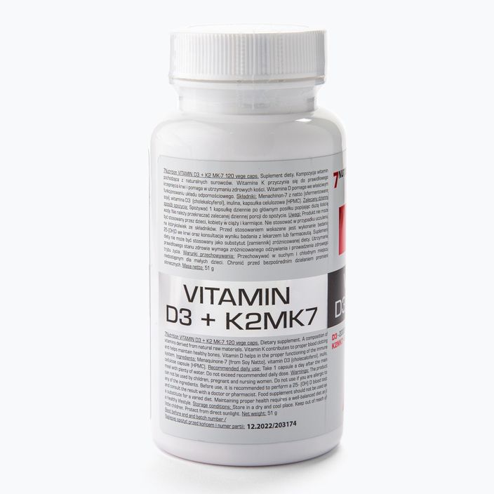 Vitamin D3+K2 MK7 7Nutrition Vitamin Komplex 120 Kapseln 7Nu000443 2