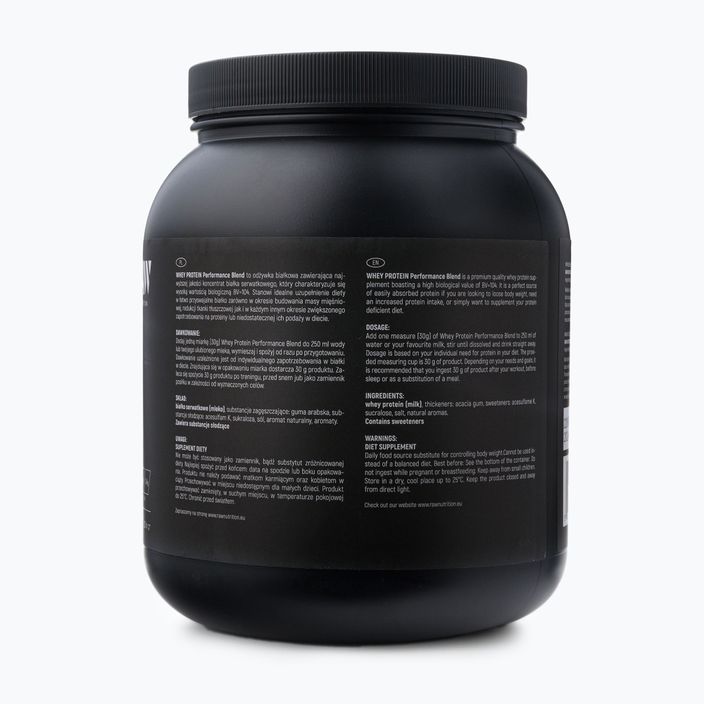 Molkenprotein Rohkost Ernährung 900g Vanille WPC-59016 2