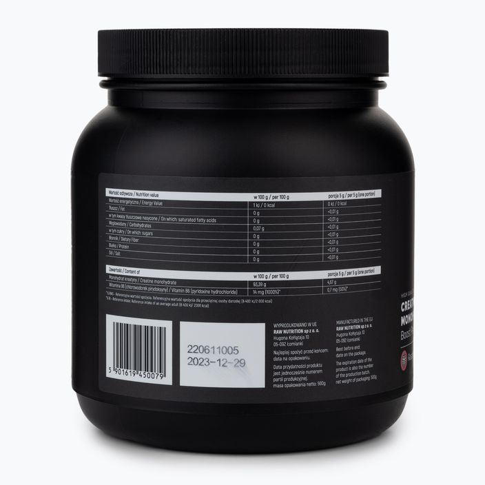 Raw Nutrition Kreatin-Monohydrat 500g Himbeere MONO-59016 2