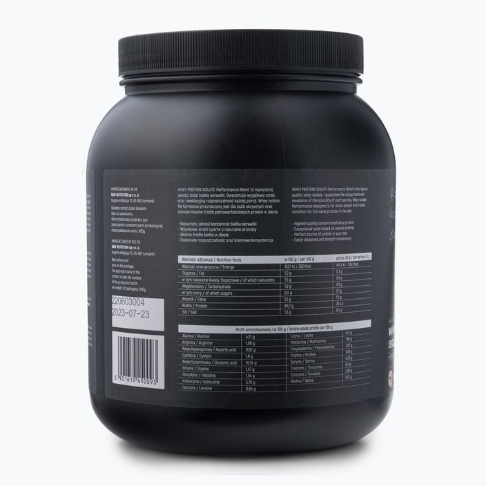 Molkenprotein-Isolat Rohkost Ernährung 900g Vanille WPI-59017 3