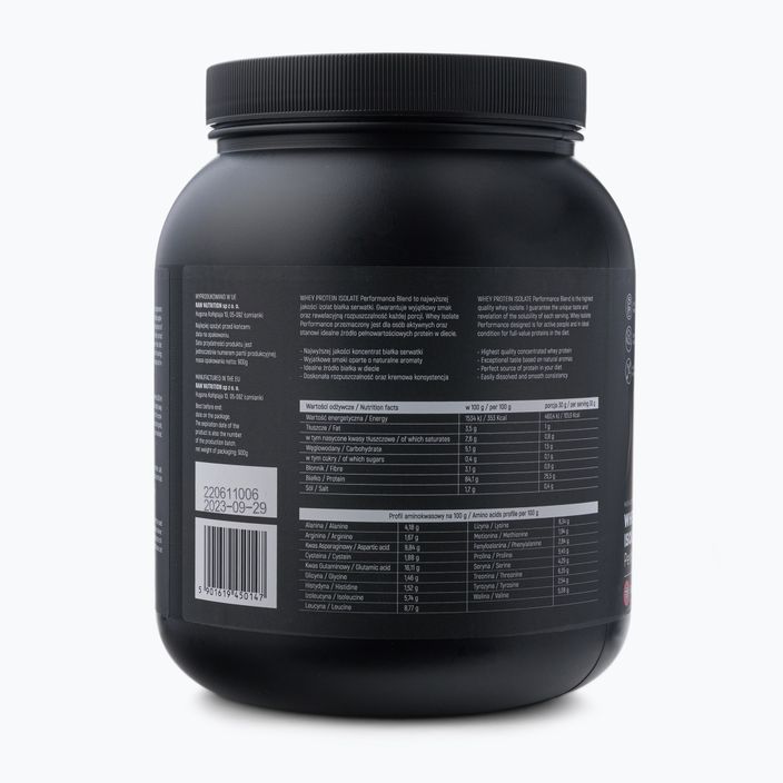 Molkenprotein-Isolat Raw Nutrition 900g Himbeere WPI-59017 3