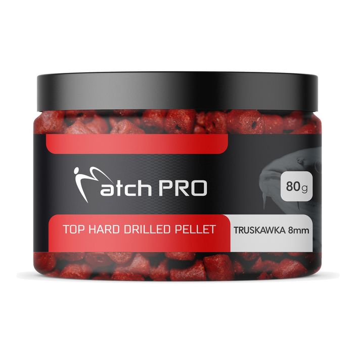 MatchPro Top Hard Drilled Strawberry 12 mm Hakenpellets 979523 2