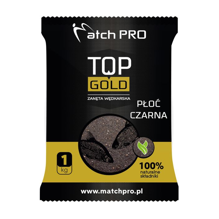 MatchPro Top Gold Grundköder zum Angeln auf Rotaugen Schwarz 1 kg 970008 2