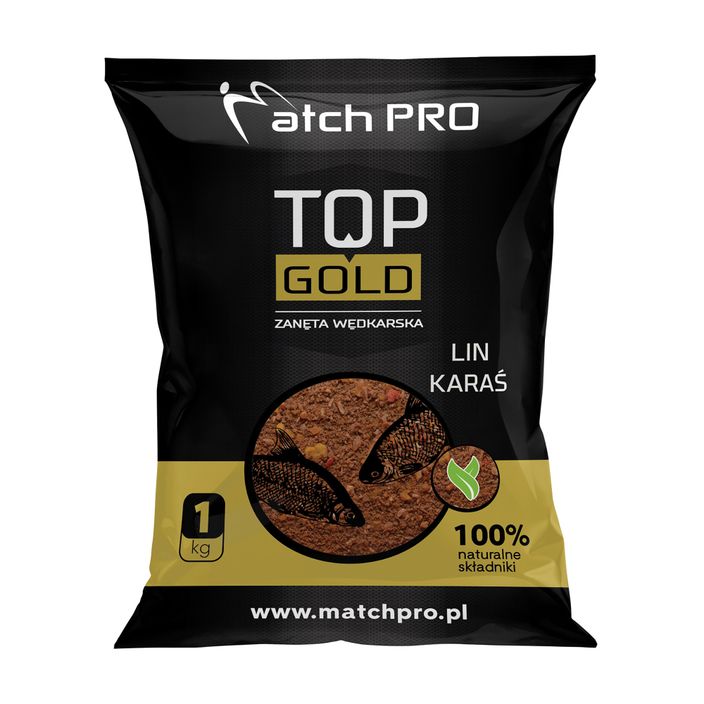 MatchPro Top Gold Lin - Grundköder zum Karpfenangeln 1 kg 970014 2