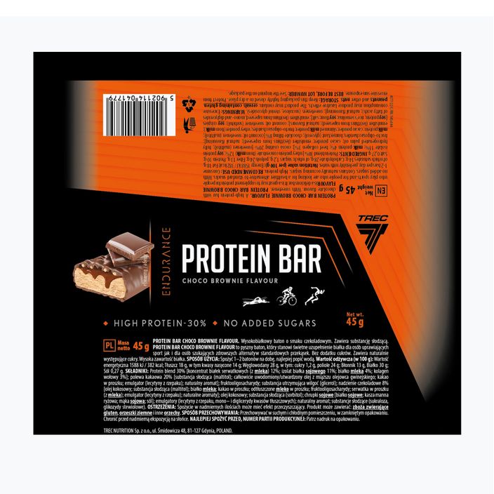 Proteinriegel Trec Endu Protein Bar 45g Schokoladen-Brownie TRE/153 2