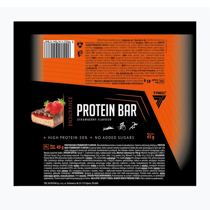 Proteinriegel Trec Endu Protein Bar 45g Erdbeere TRE/153 2