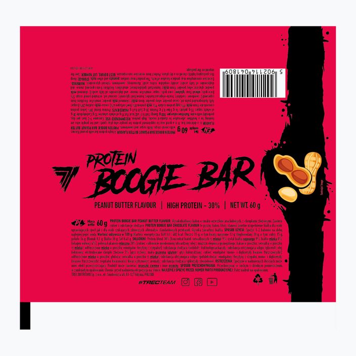 Trec Boogie Protein Bar 60 g Erdnussbutter 2