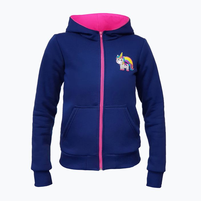 York Unicorn Kinder Reit-Sweatshirt navy blau und rosa 501801146 5