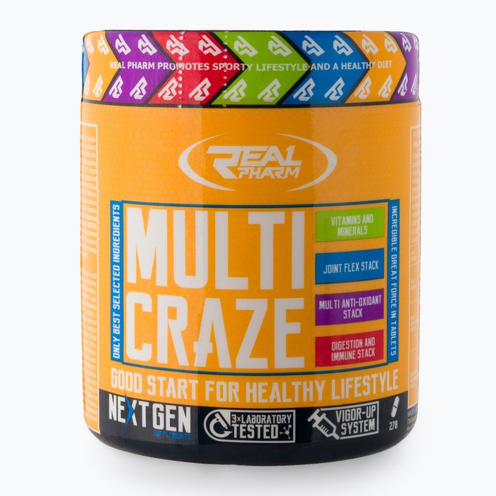 Multi Craz Real Pharm Vitamin- und Mineralienkomplex 270 Tabletten 705020