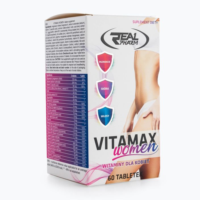 Vitamax WOMEN Real Pharm Vitamin- und Mineralstoffkomplex für Frauen 60 Tabletten 707086