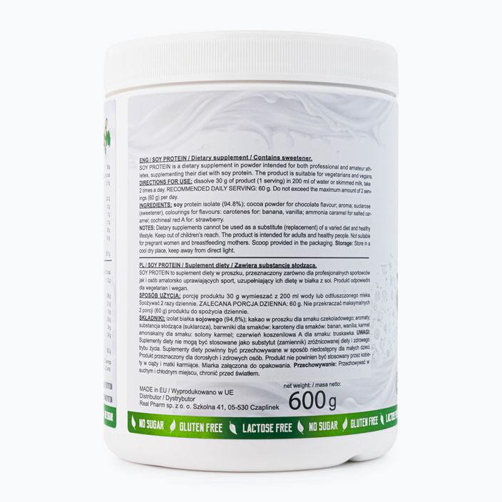 Real Pharm Soja-Protein 600g Erdbeere 715319 3