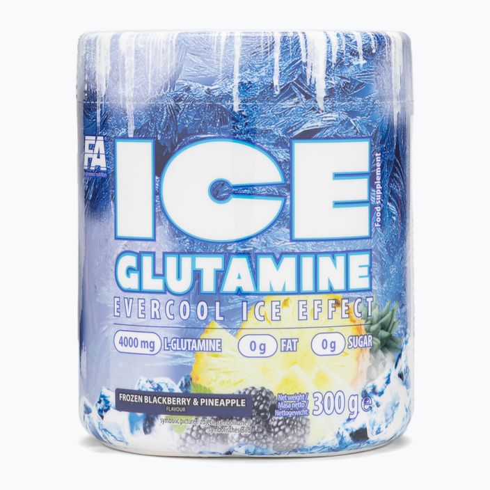 Glutamin Fitness Authority Fa Ice 300 g gefrorene Brombeere/Ananas