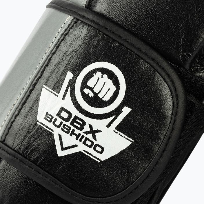 Bushido Muay Thai Naturleder Boxhandschuhe schwarz ARB-431sz-14oz 5
