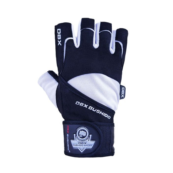 Bushido Fitness Handschuhe schwarz/weiß DBX-Wg-162-M 5
