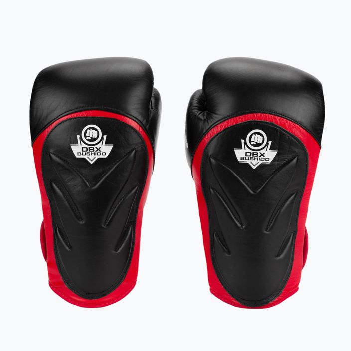 Bushido Boxhandschuhe mit Handgelenk schützen System schwarz Bb4-12oz