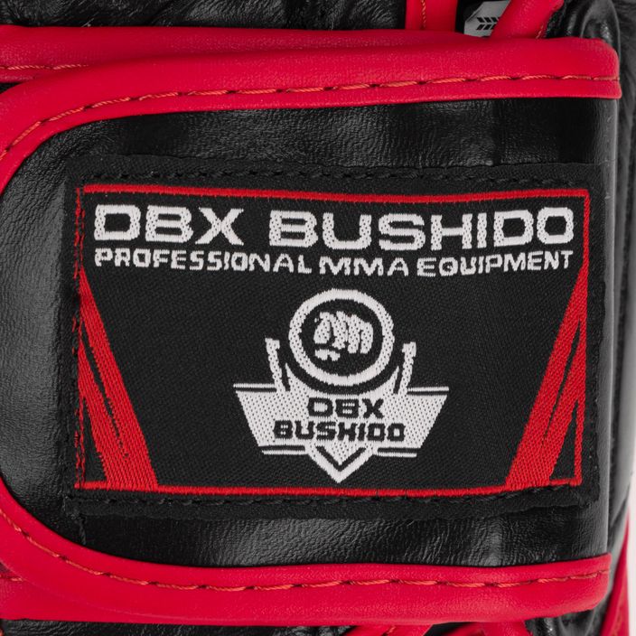 Bushido Boxhandschuhe mit Handgelenk schützen System schwarz Bb4-12oz 5
