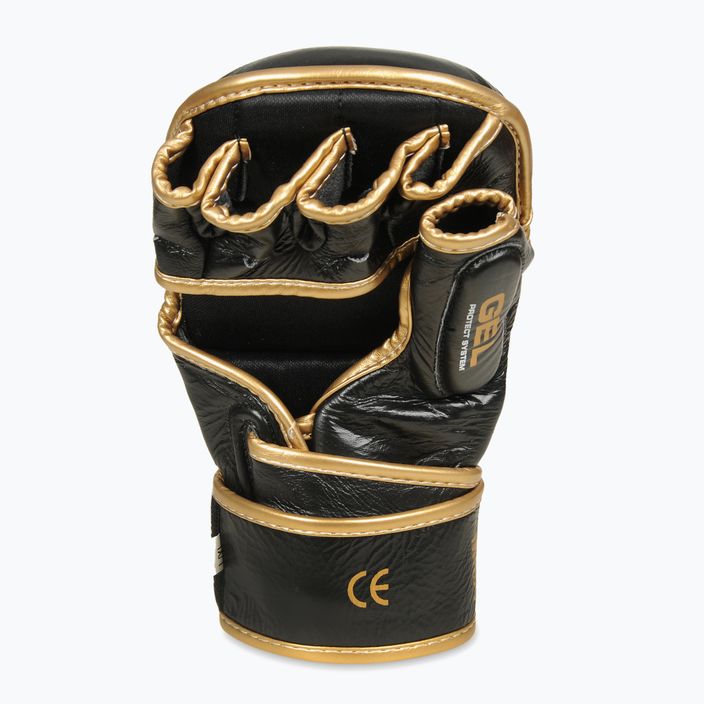 Bushido Leder MMA Training Sparring Handschuhe schwarz Arm-2011D-L 8