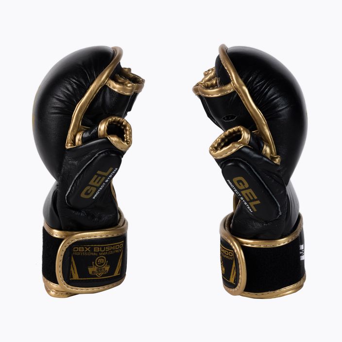 Bushido schwarz Arm-2011D-M Sparring Handschuhe für MMA Training 4