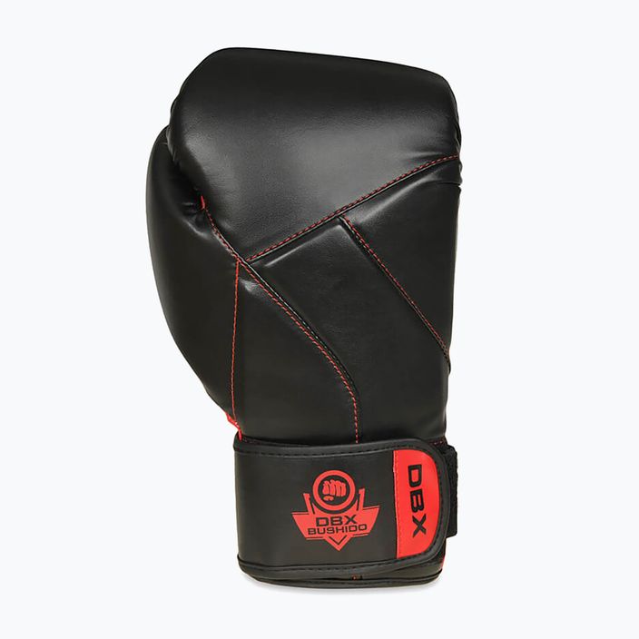 DBX BUSHIDO "Hammer - Rot" Muay Thai Boxhandschuhe schwarz/rot 3