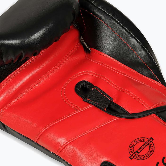DBX BUSHIDO "Hammer - Rot" Muay Thai Boxhandschuhe schwarz/rot 9