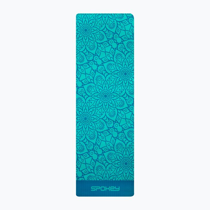 Yogamatte Spokey Yoga TQ Mandala 4 mm blau 926053 5