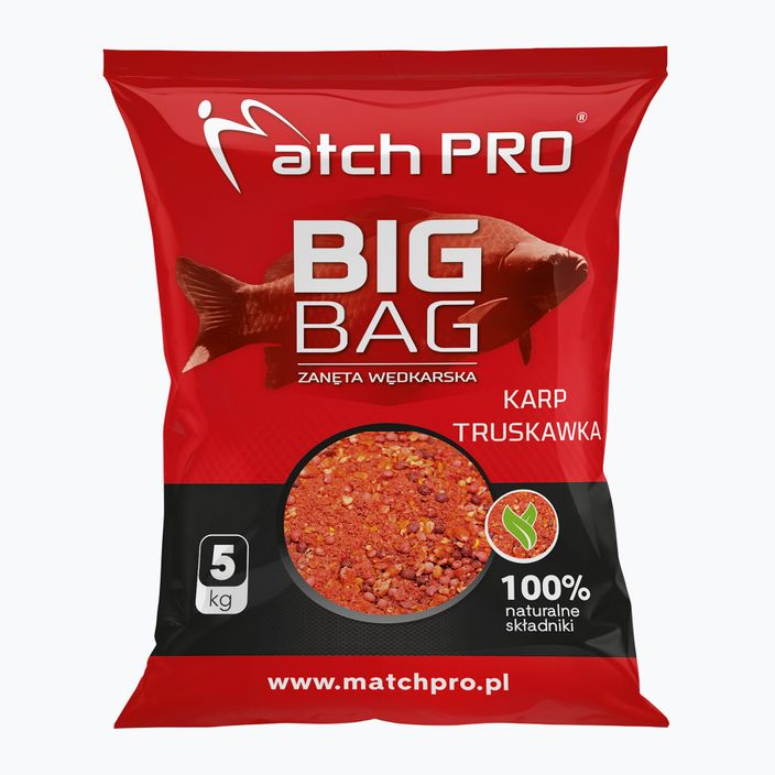 Angeln Grundköder MatchPro Big Bag Karp Erdbeere 5 kg 970104