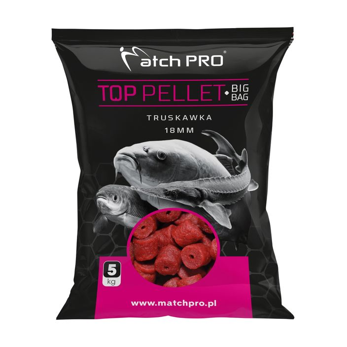 MatchPro Karpfenpellets Big Bag Erdbeere 18mm 5kg 977057 2