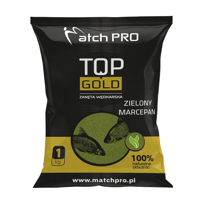 MatchPro Top Gold Grünes Marzipan Angelgrundköder 1 kg 970016 2
