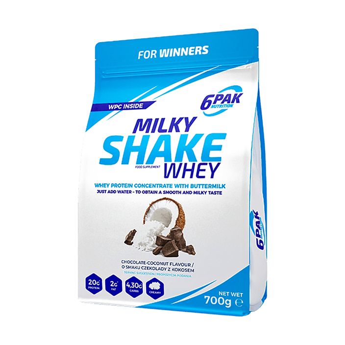 Whey 6PAK Milky Shake 7g Kokosnuss-Schokolade PAK/32 2
